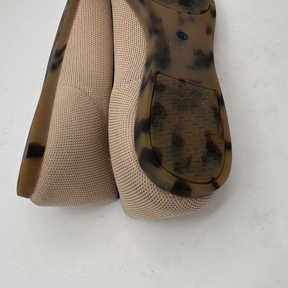 Rothy's The Point II Pointed Toe Flat US 11.5 Tan Beige Ecru - Picture 9 of 11